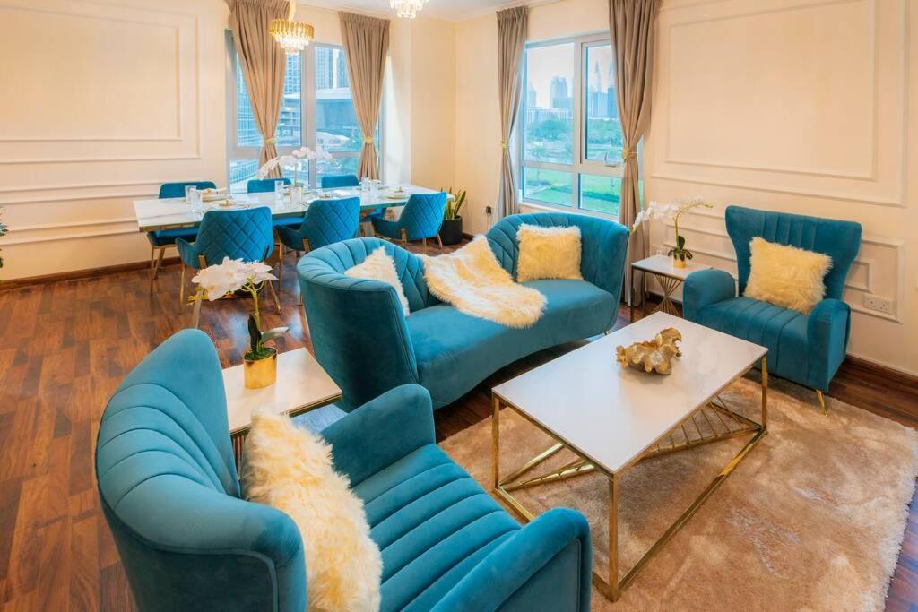 First Class 2Br With Full Burj Khalifa And Fountain View دبي المظهر الخارجي الصورة