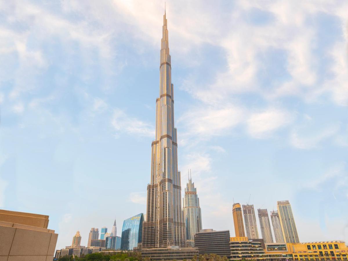 First Class 2Br With Full Burj Khalifa And Fountain View دبي المظهر الخارجي الصورة